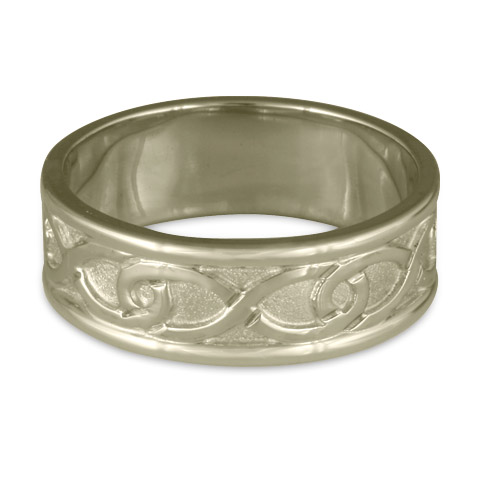 Twinning Infinity Wedding Ring in 18K White Gold