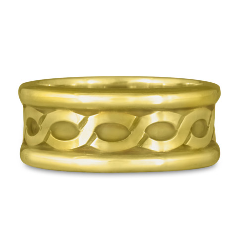 Wide Rope Ring in 18K Yellow Gold