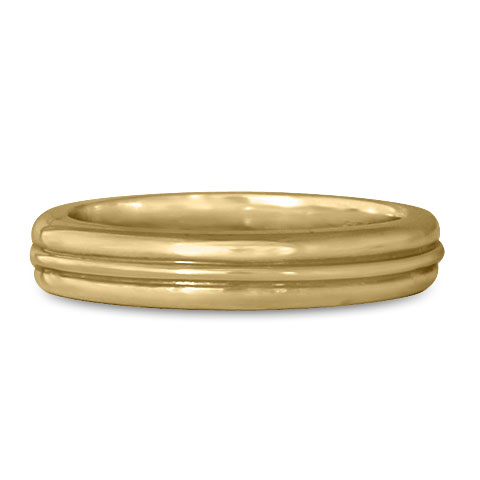Windsor Wedding Ring in 14K Yellow Gold