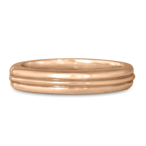 Windsor Wedding Ring in 18K Rose Gold