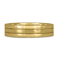 Marcello Wedding Ring in 14K Yellow Gold