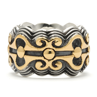 Medieval Ring in Two Tone