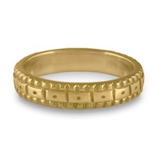 Solaris Wedding Ring in 14K Yellow Gold