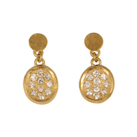 Aces Earrings in 18K Yellow Gold