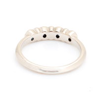 Azure Ring with Sapphires and Diamonds in 14K White Gold