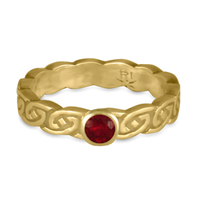 Borderless Petra Engagement Ring in Ruby