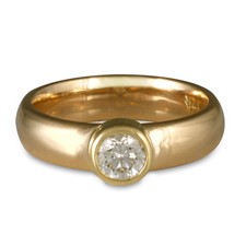 Classic Comfort Fit Engagement Ring in 14K Yellow Gold