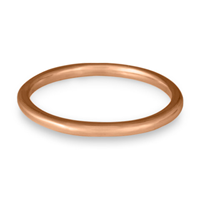 Classic Comfort Fit Wedding Ring 2x1 5mm in 14K Rose Gold