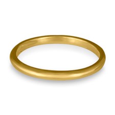 Classic Comfort Fit Wedding Ring 2x1 5mm in 18K Yellow Gold