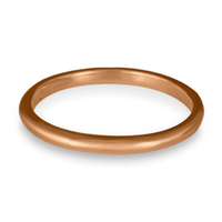 Classic Comfort Fit Wedding Ring 2x1 5mm in 14K Rose Gold