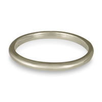 Classic Comfort Fit Wedding Ring 2x1 5mm in 14K White Gold
