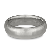 Classic Comfort Fit Wedding Ring 7mm in Platinum