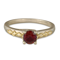 Felicity Solitaire Engagement Ring in Ruby