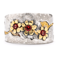 Floret Ring in Two Tone