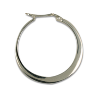 Hoop Earrings 30mm in Sterling Silver