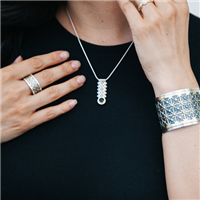 Lisboa Cuff Bracelet in Sterling Silver