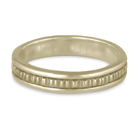Narrow Bridges Wedding Ring in 18K White Gold