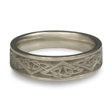 Narrow Monarch Wedding Ring in Stainless Steel