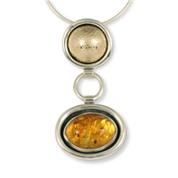 One of a Kind Amber Drop in Amber