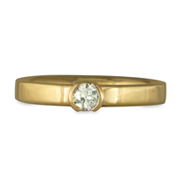 Plana Comfort Fit Engagement Ring in 14K Yellow Gold