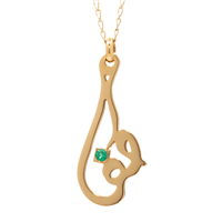 Safa Pendant in 14K Yellow Gold