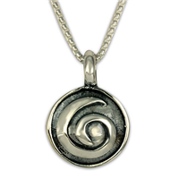Swirl Pendant in Sterling Silver