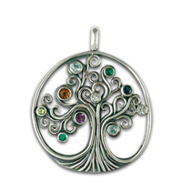 Tree of Life Pendant  in Sterling Silver