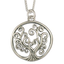 Tree of Life Pendant Small in Sterling Silver