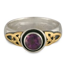 Trinity Cup Ring in Two Tone