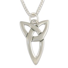 Trinity Pendant Large in Sterling Silver