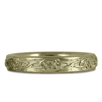 Trinity Twist Ring  in 18K White Gold
