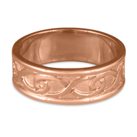 Twinning Infinity Wedding Ring in 14K Rose Gold